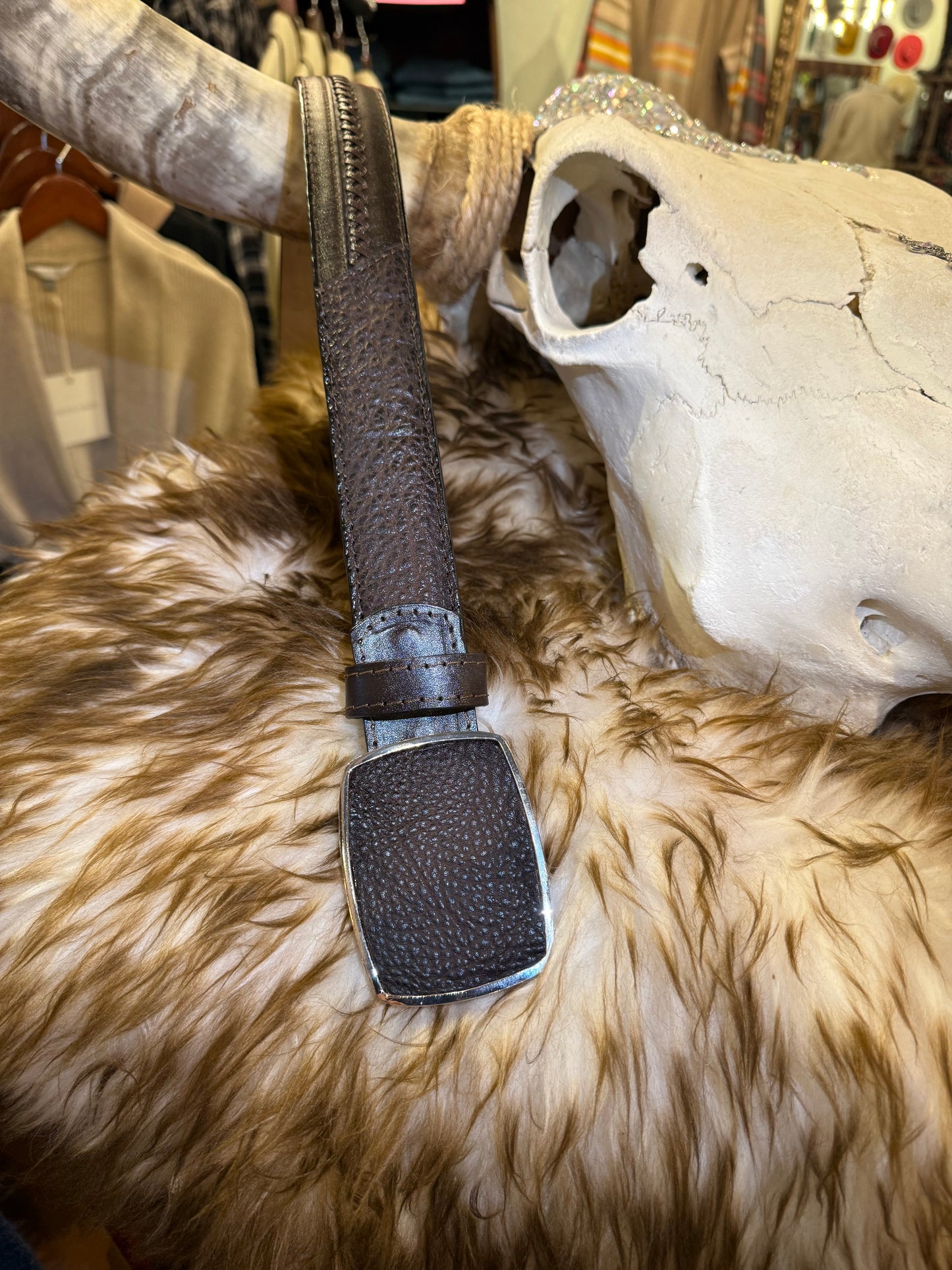 Range Ride Twisted Brown Belt