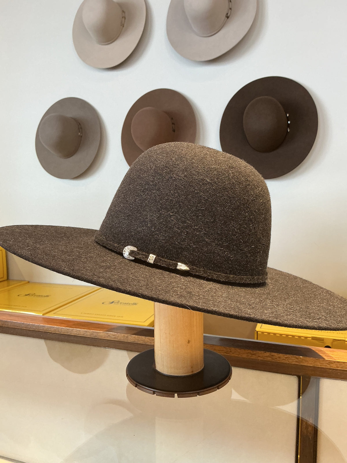 Serratelli Hat 8X - Anchor Tweed