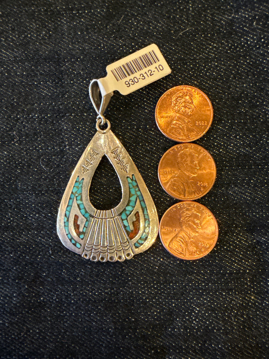 Vintage Inlay Pendant