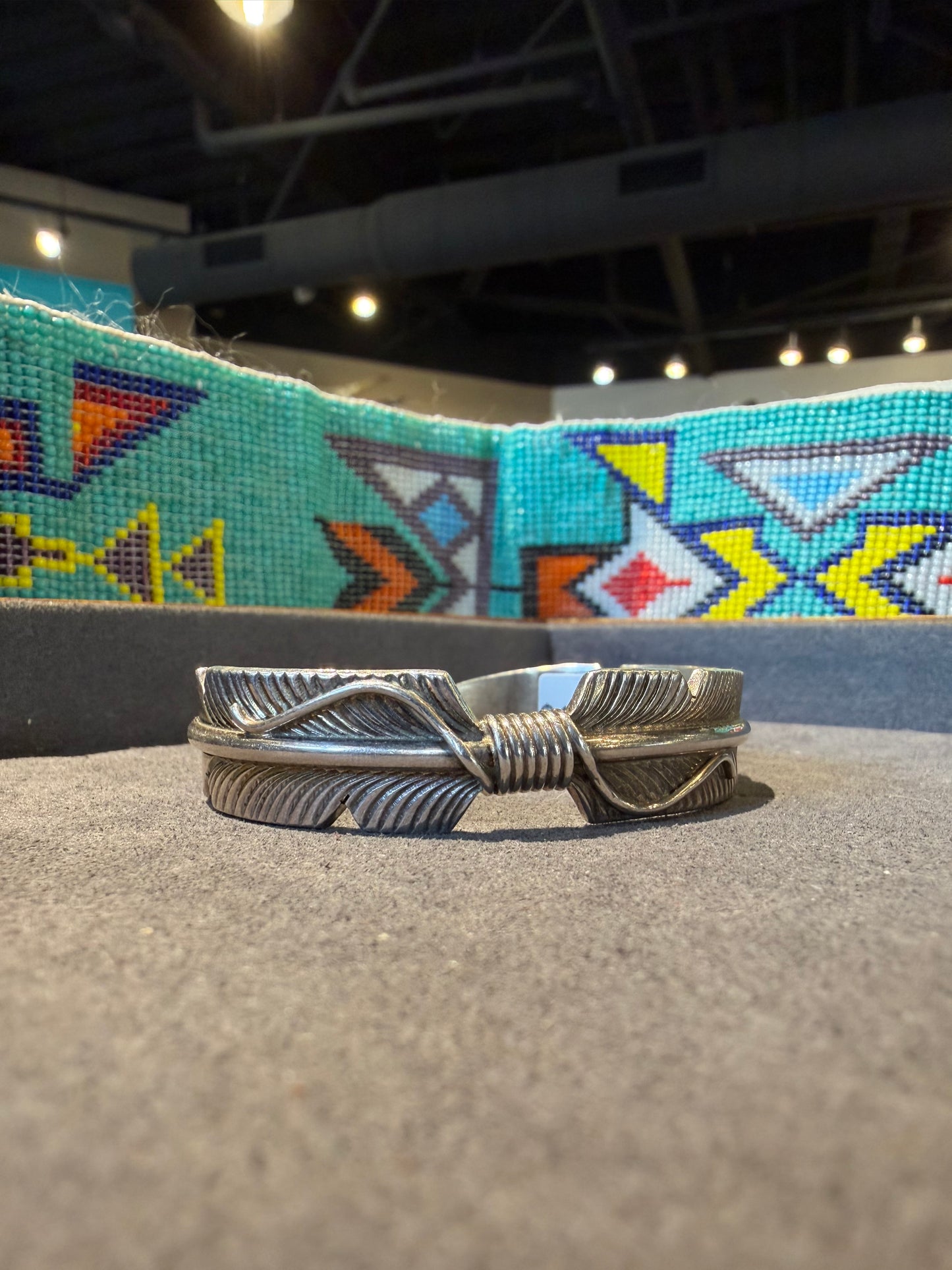 Cuff/ Bracelet- Feather Navajo