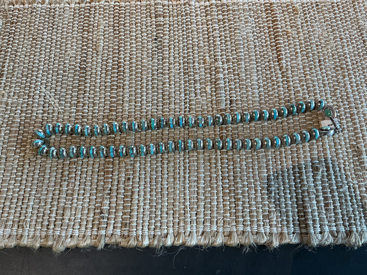 Necklace- Turquoise Inlayed Beads Federico Jimenez