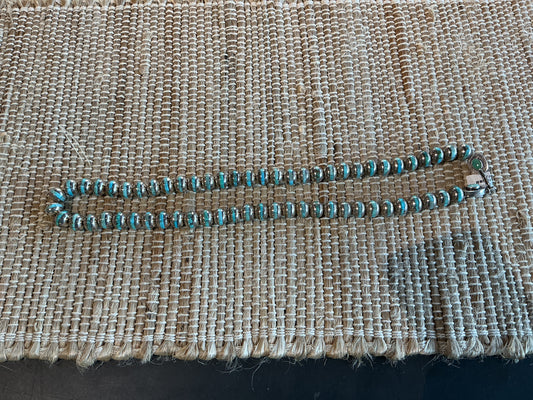 Necklace- Turquoise Inlayed Beads Federico Jimenez