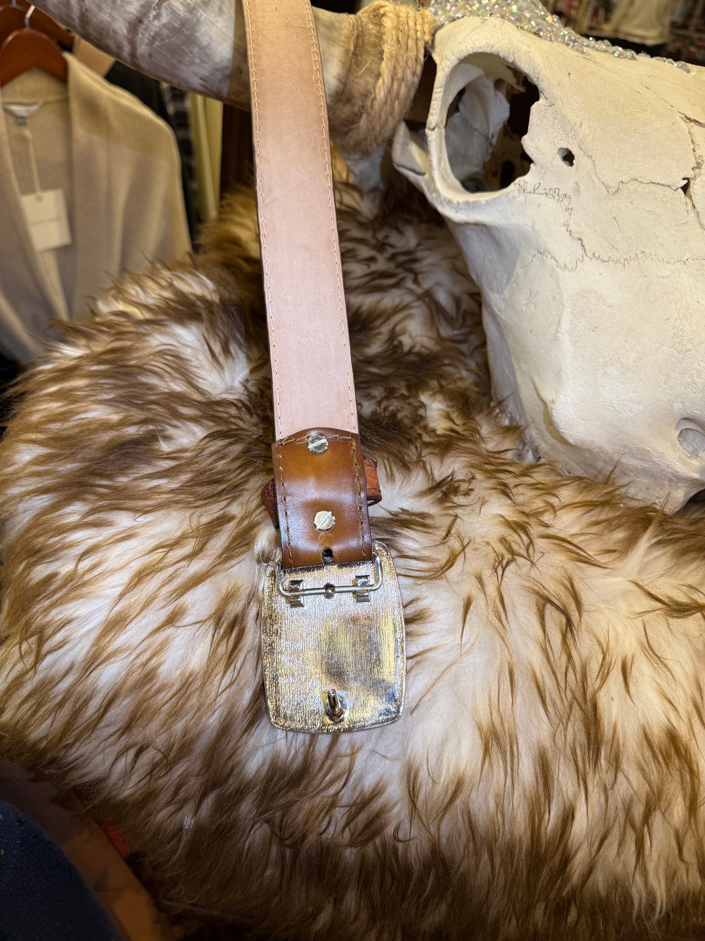 Range Ride Braided Honey & Dark Oil Belt