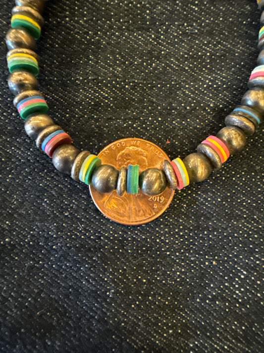 Navajo Pearl Bracelet with Assorted Beads