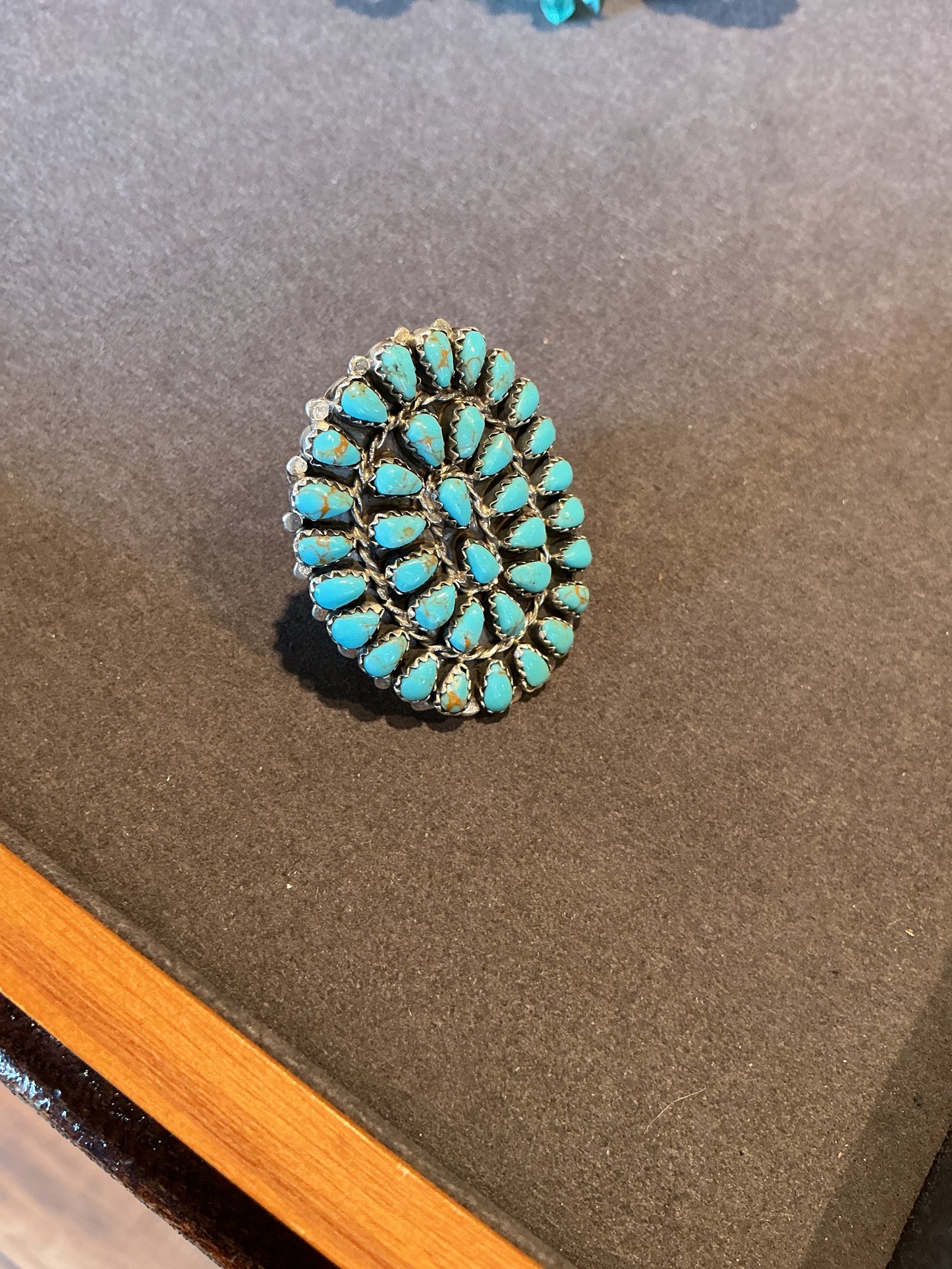 Turquoise Cluster Ring