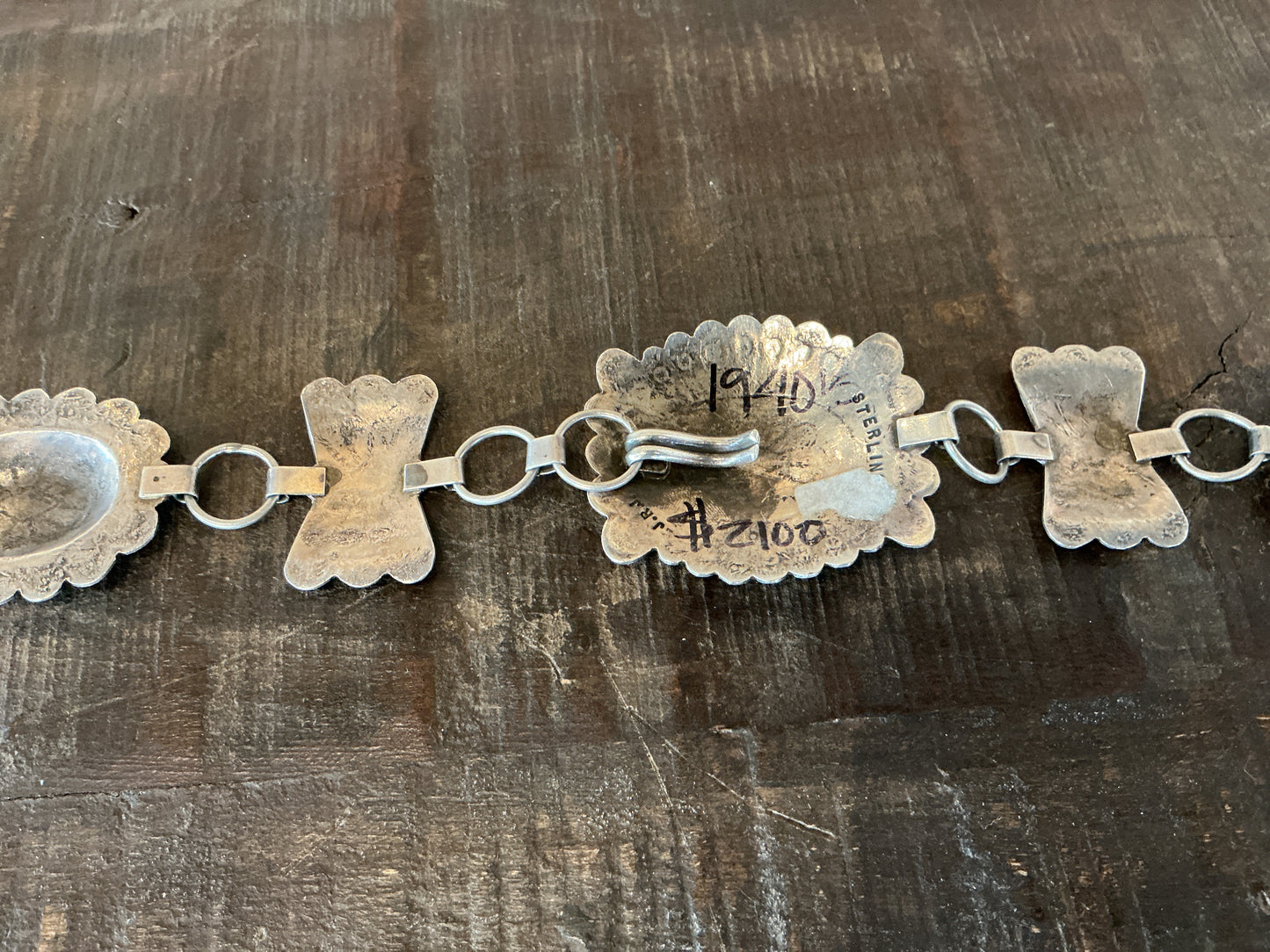 Vintage 1940's 18 Concho Belt