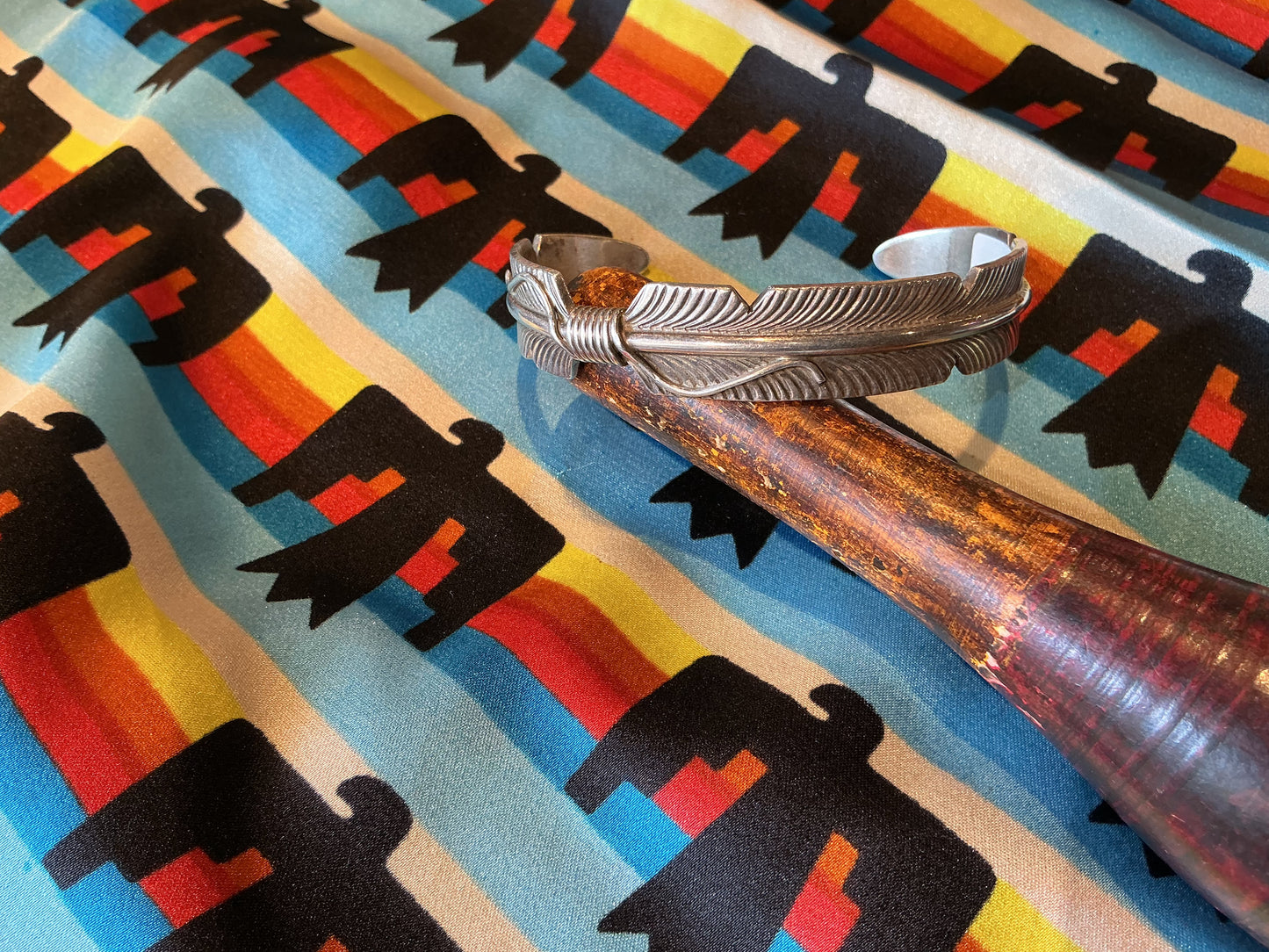 Cuff/ Bracelet- Feather Navajo
