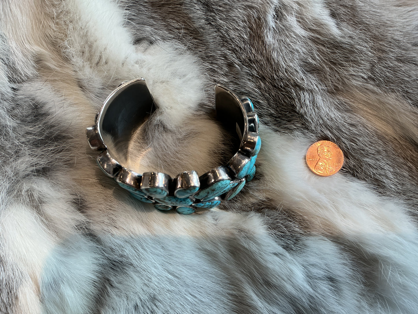Cuff- Frederico Turquoise Sterling Bracelet