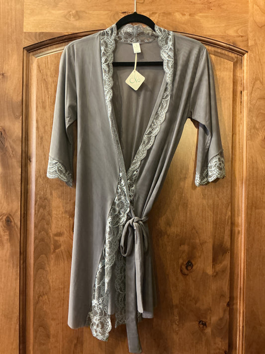 Fortuna Robe - Silver Blue