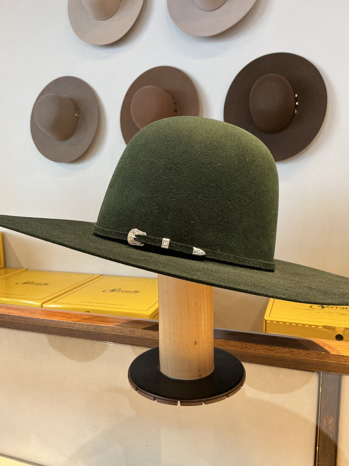 Serratelli Hat 6X- Dark Green