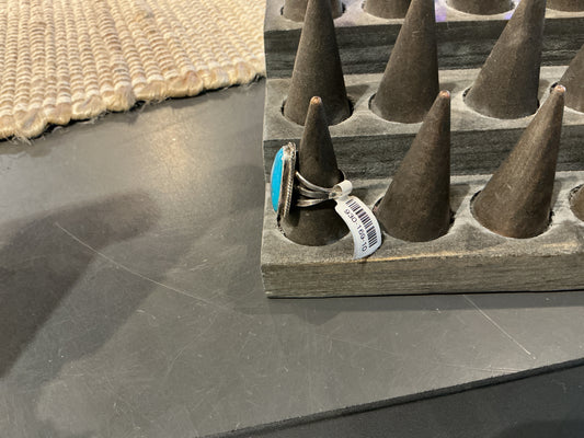 Triangle Turquoise Ring