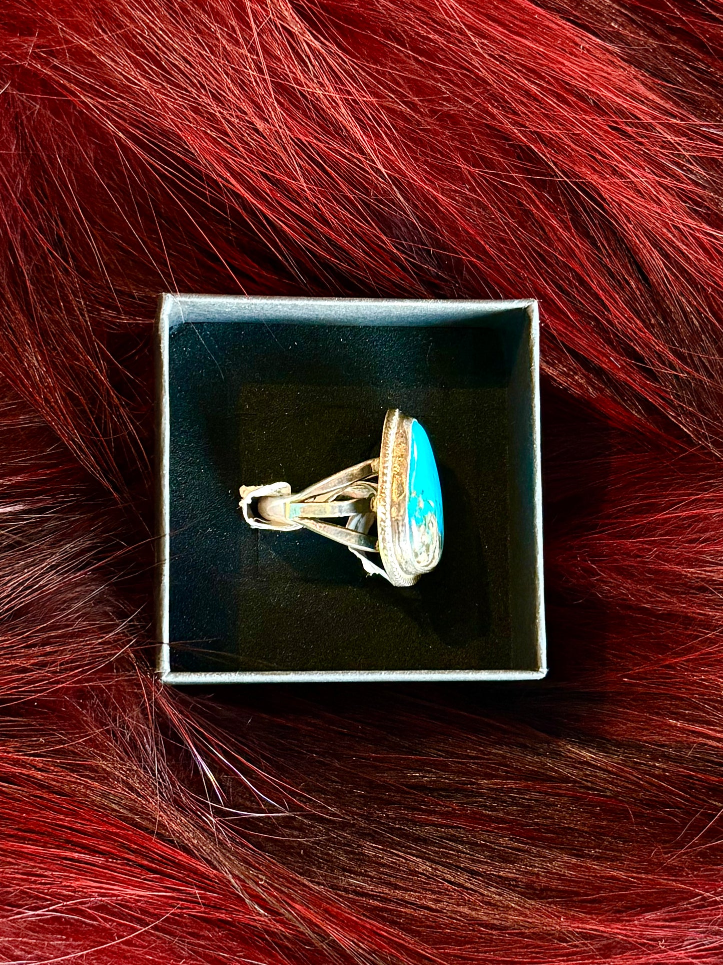 Triangle Turquoise Ring