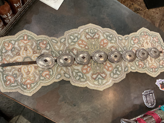 1920's Antique Concho Belt