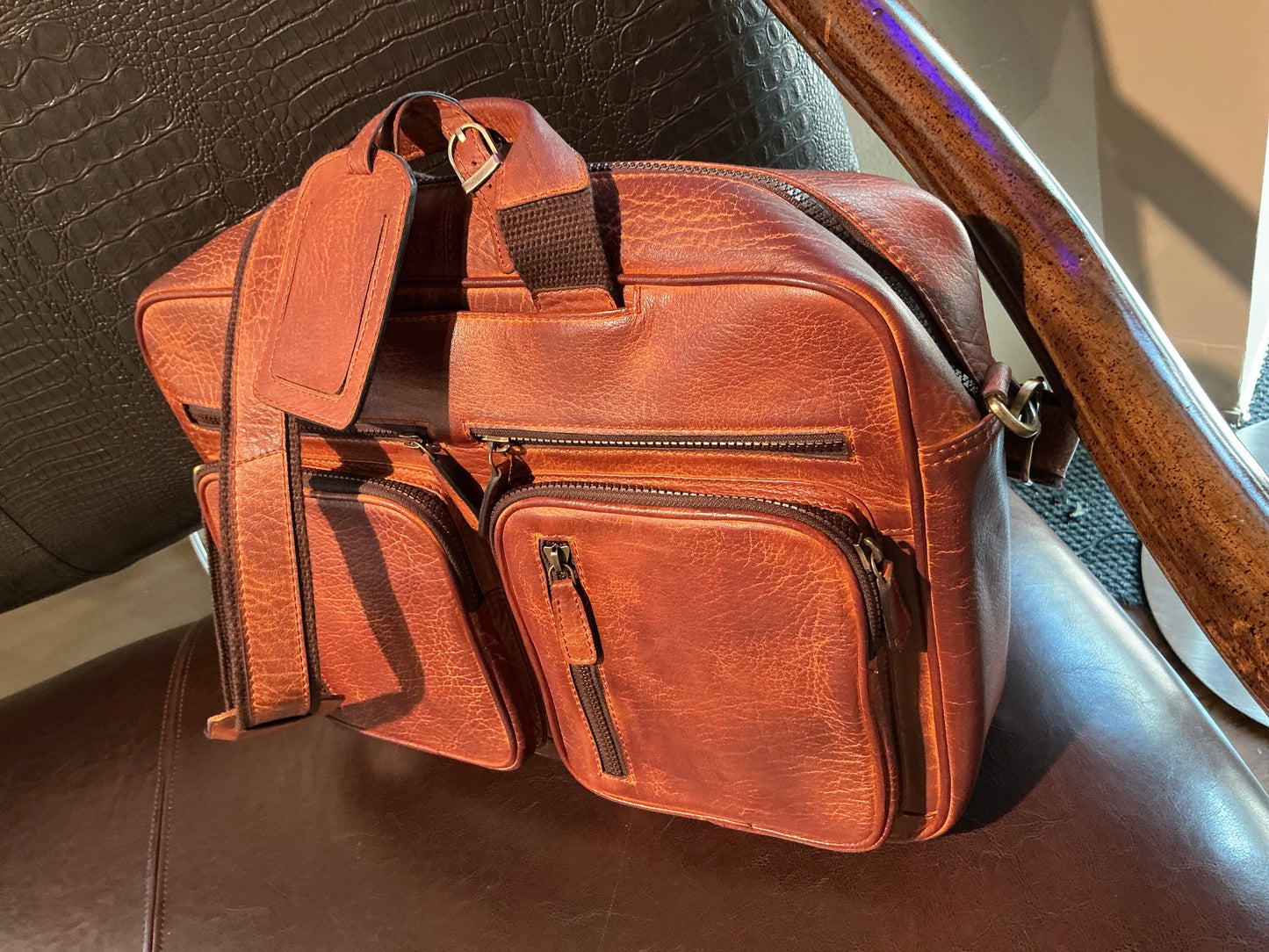 Madison Creek Leather Briefcase