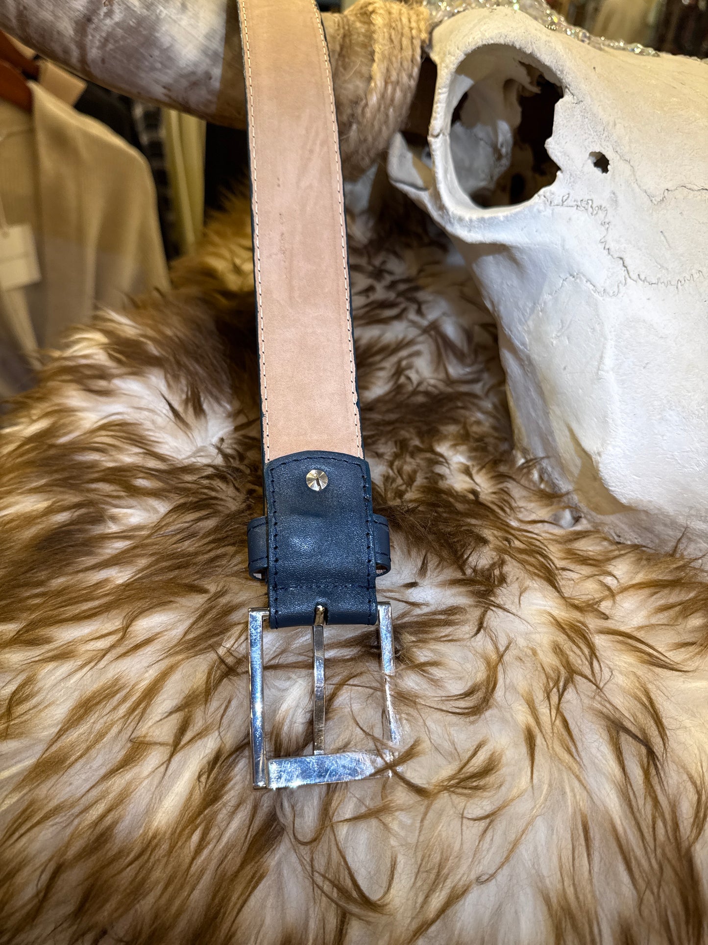 Range Ride Navy Belt