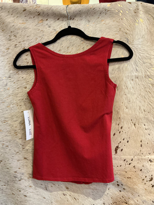 Sweetheart Tank- Luna Luz - Red