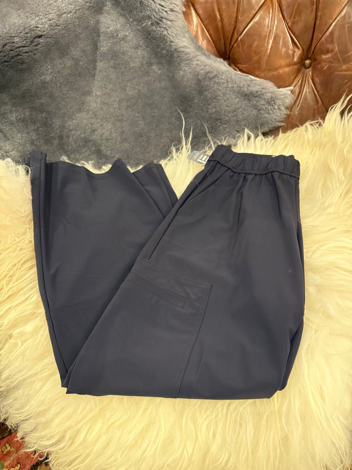 Navy Relaxed Trousers