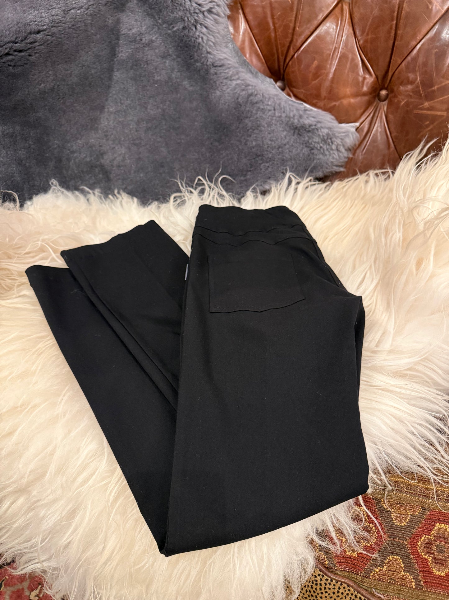 Black Fitted Trousers