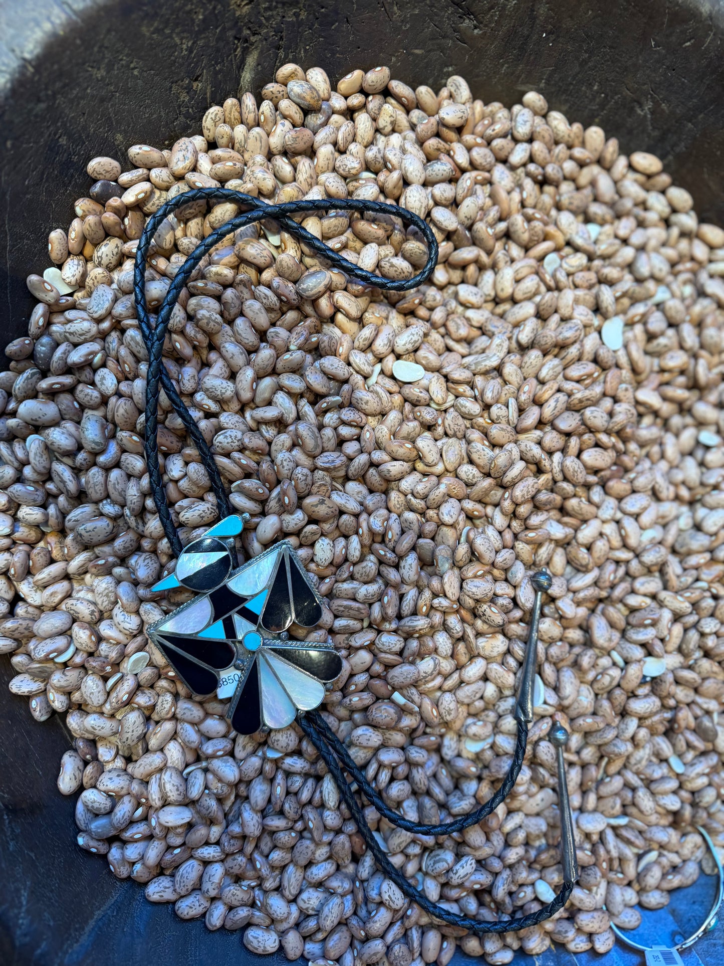 Vintage Zuni Thunderbird Bolo Tie