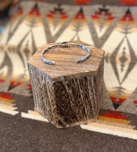 P Coriz Turquoise & Sterling Silver Cuff