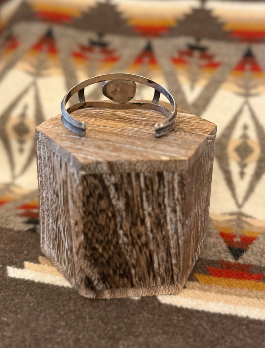 Single Stone Vintage Turquoise Cuff