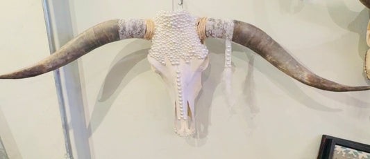 Wedding Vibes Longhorn Skull