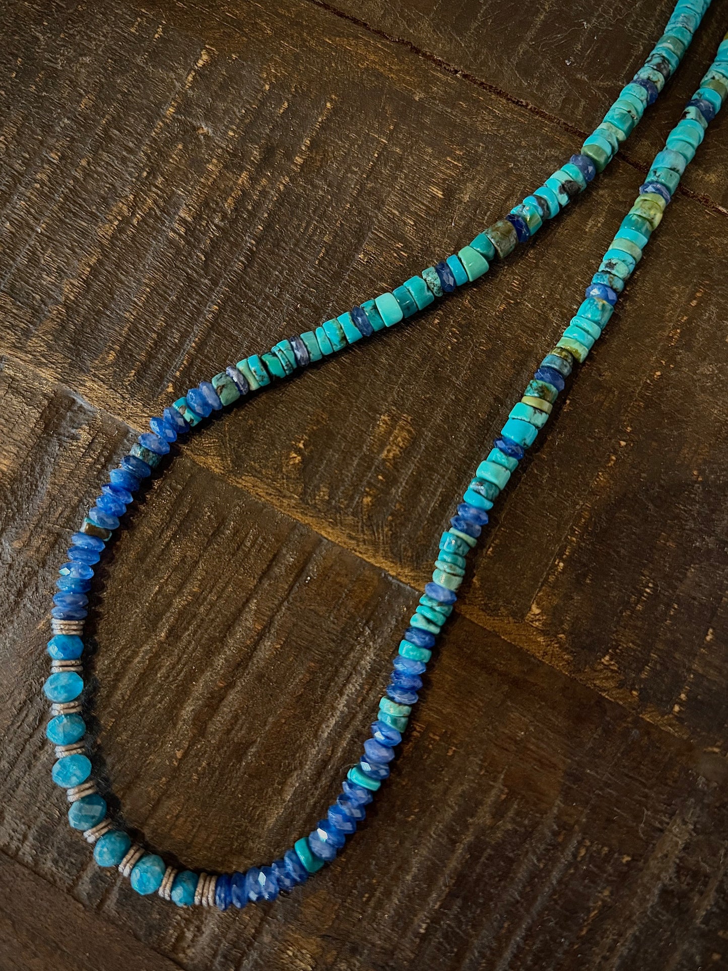 Chunk Cut Turquoise Blue Hat Band