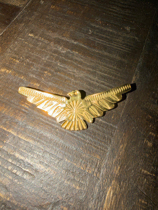 Gold Eagle Large Hat Pin