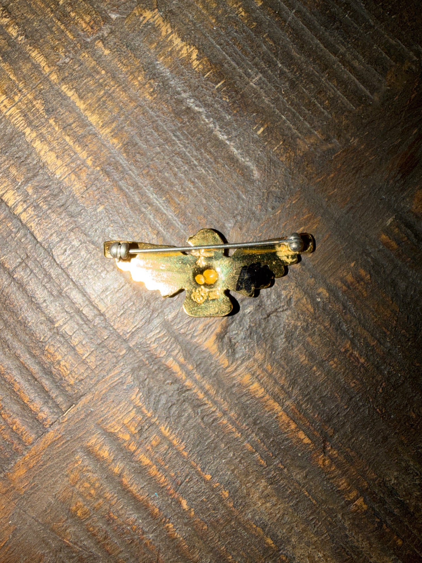 Gold Eagle Small Hat Pin