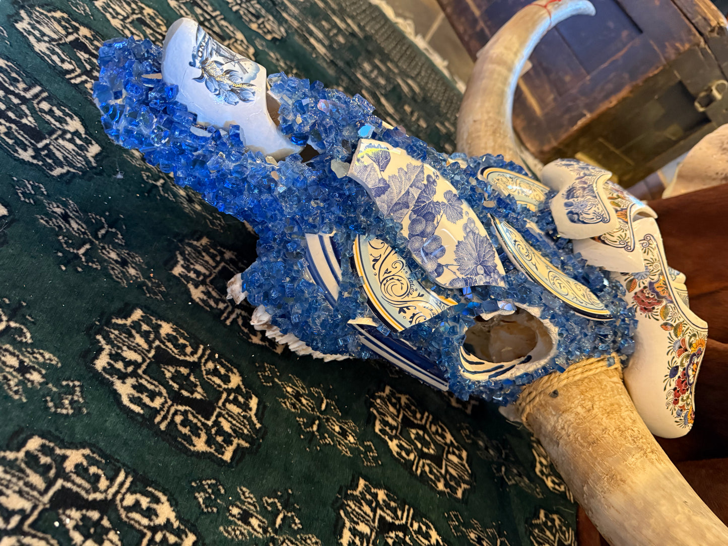Grandma’s China Longhorn Skull