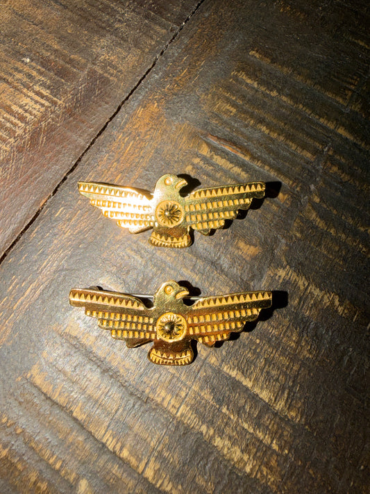 Gold Eagle Small Hat Pin