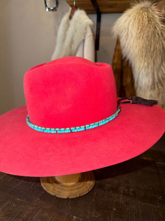 Heishi Bead 2 Strand PB Hat Band