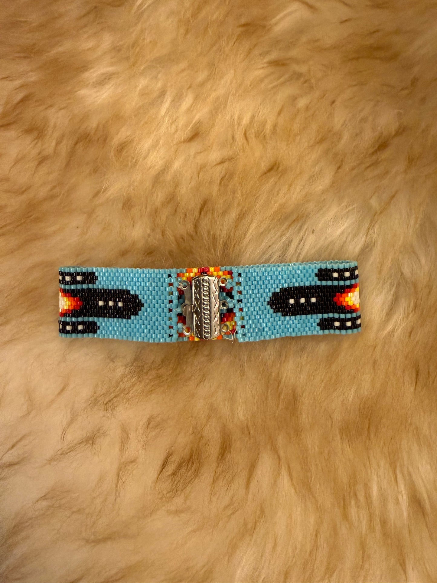 Native Hand-Made Beaded Bracelet