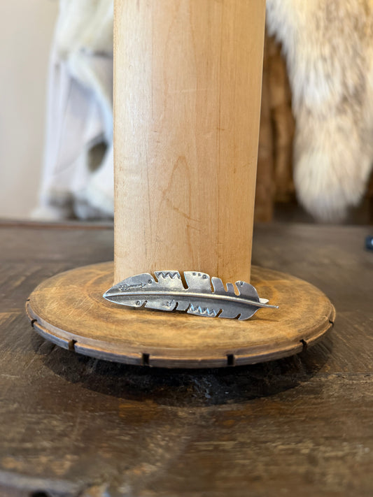 Joe Eby Guiding Feather Hat Pin