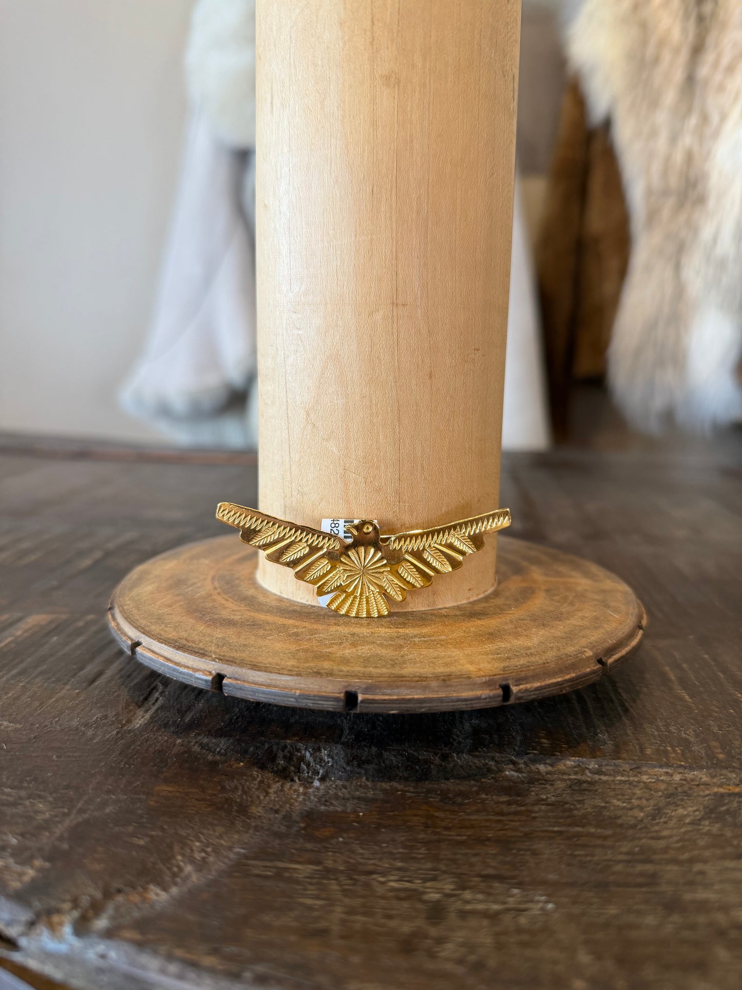 Gold Eagle Large Hat Pin