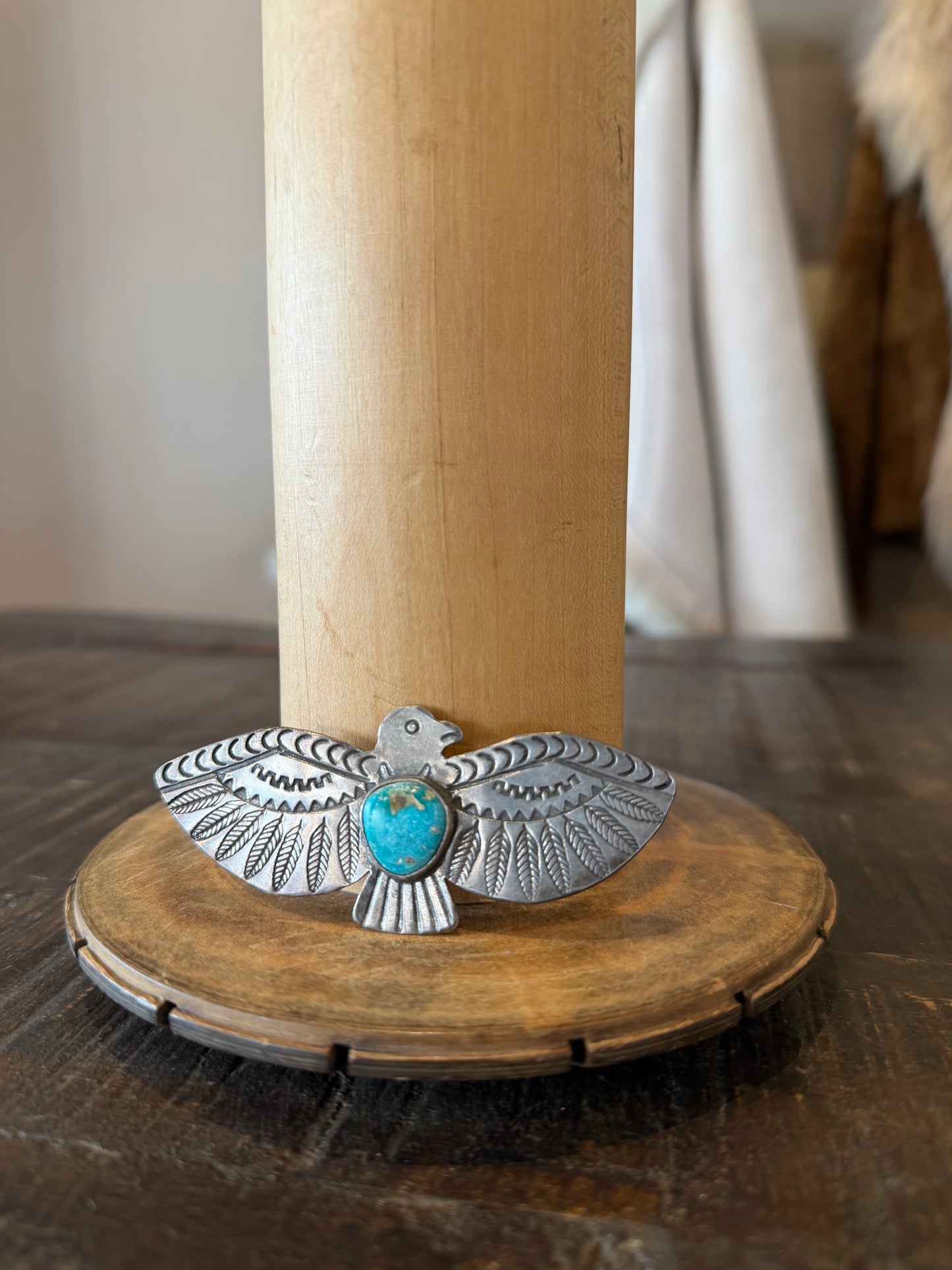 Hat Pin- Assorted Turquoise & Sterling Silver