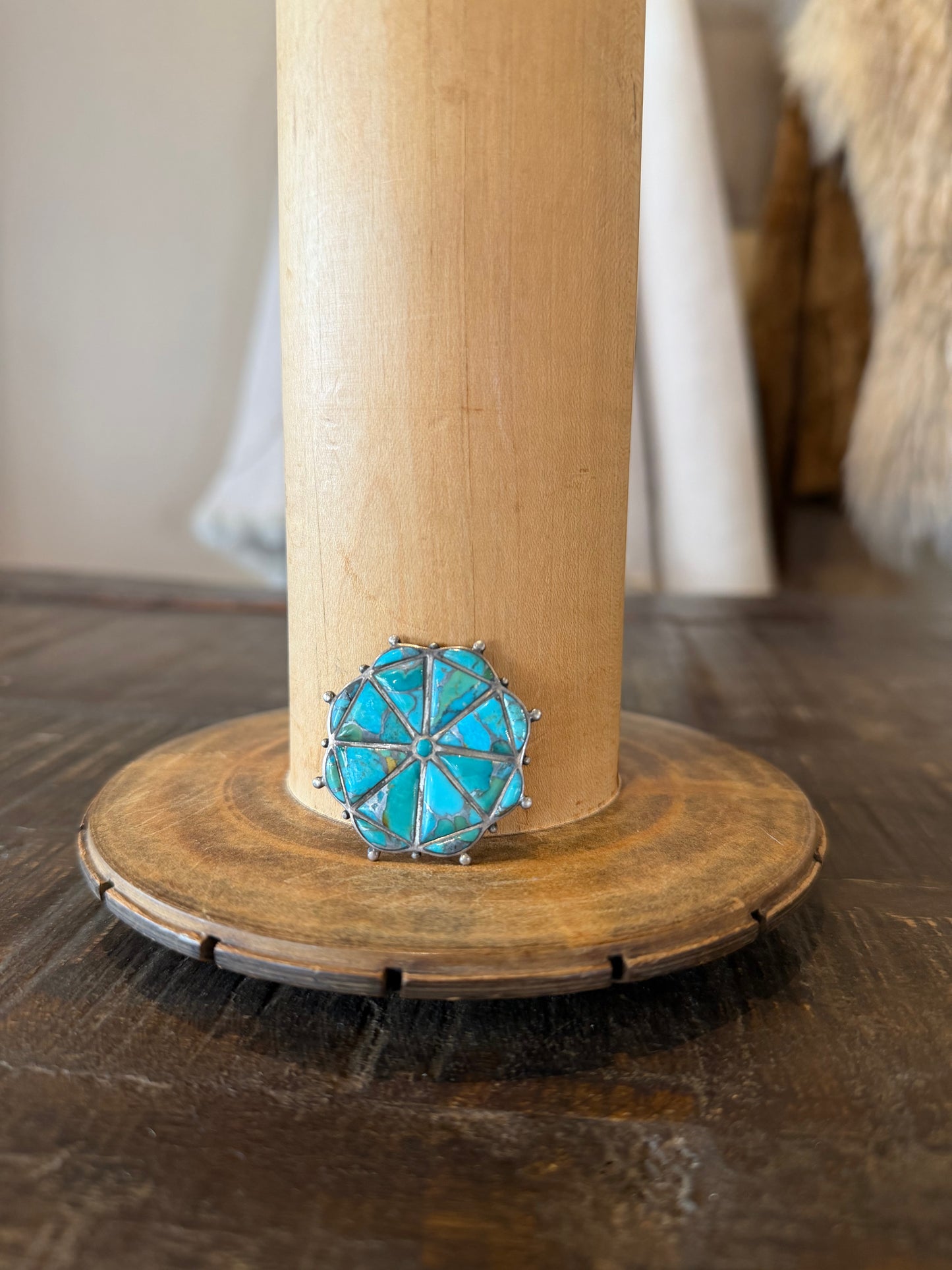 Hat Pin- Assorted Turquoise & Sterling Silver