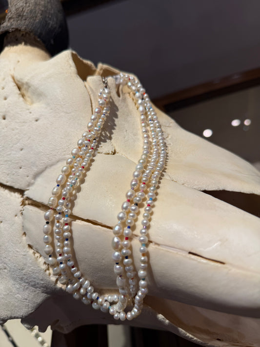 Pearl Mosaic Necklace