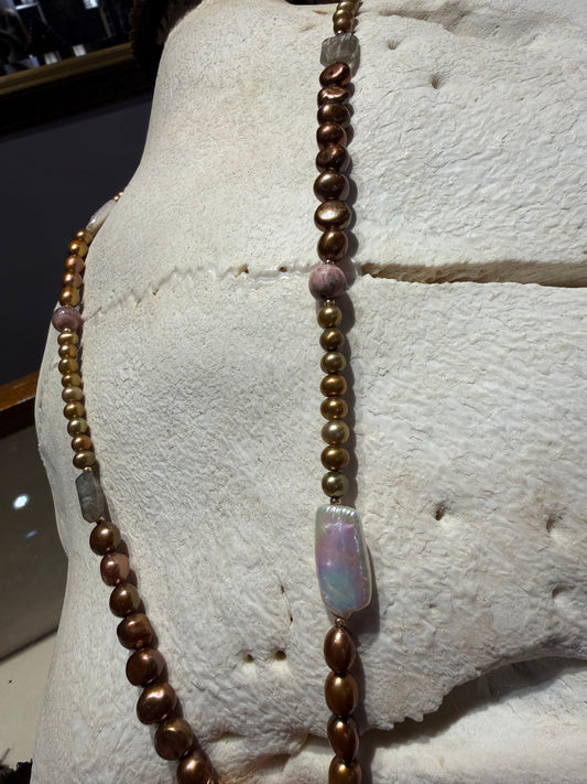 For the Love of Pearl Necklace