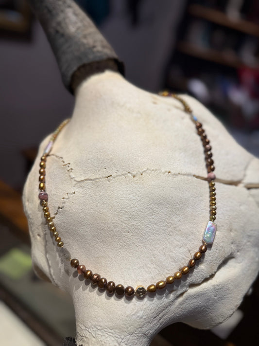 For the Love of Pearl Necklace