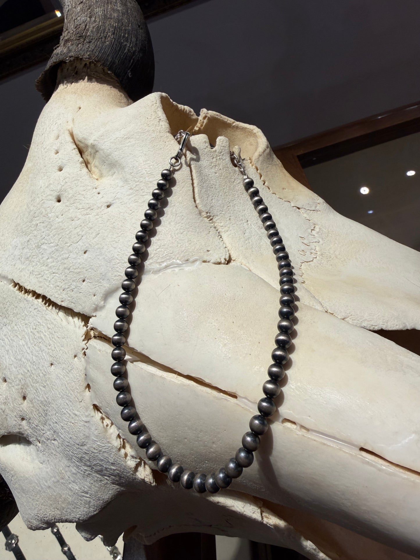 Necklace- Navajo Pearl 13"