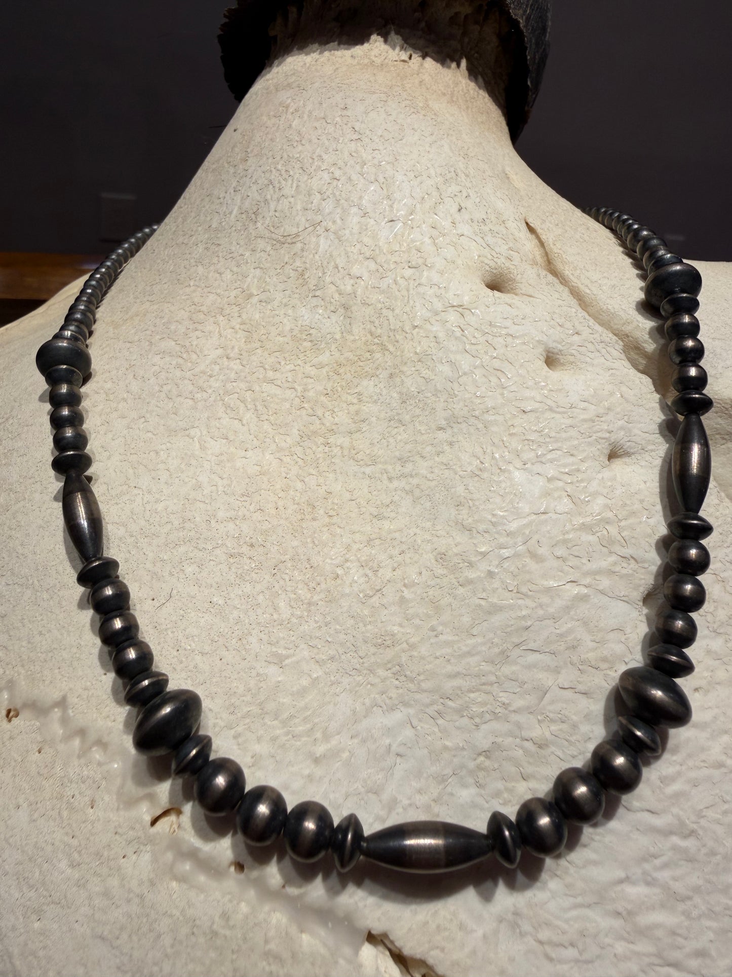 Multi Silver Navajo Pearls