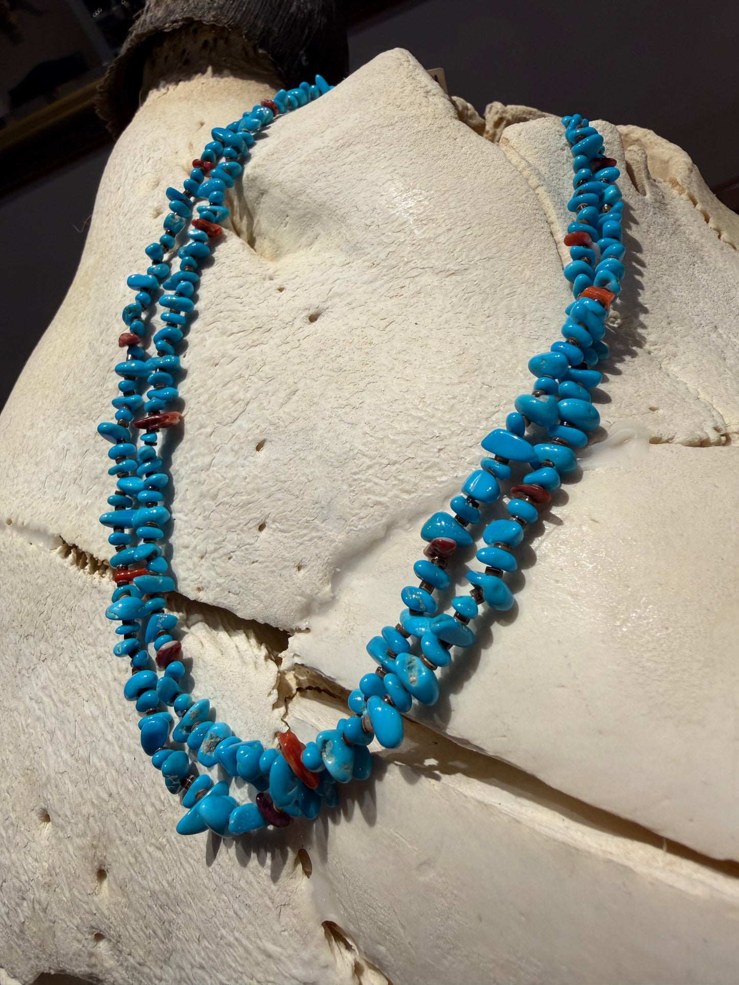 Marie Yazzie 2 Strand Beaded Necklace