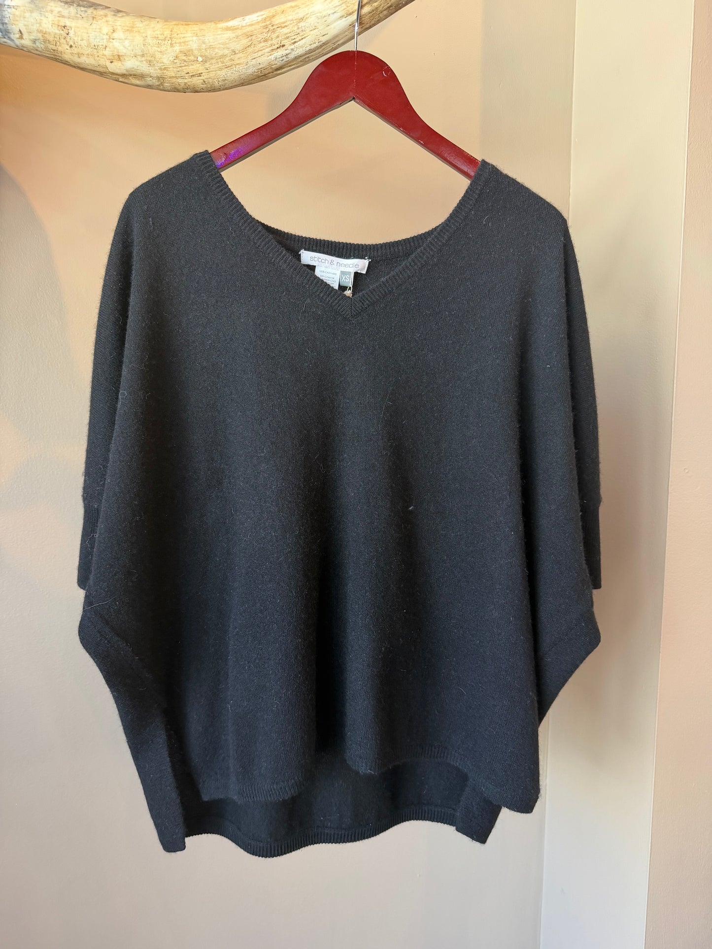 Cashmere Relaxed Sweater - Black