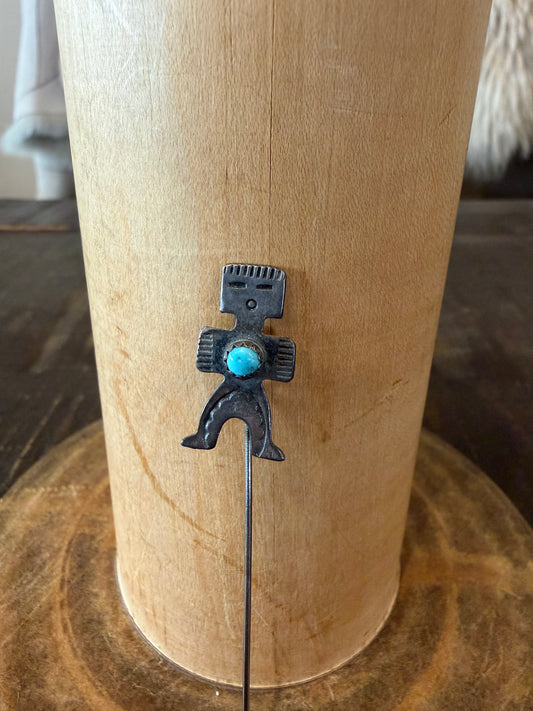 Tribal Man Hat Pin