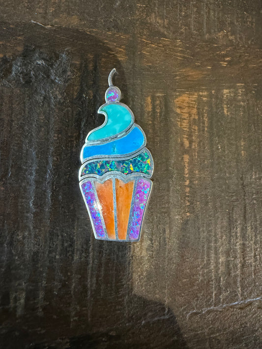 Cupcake Hat Pin