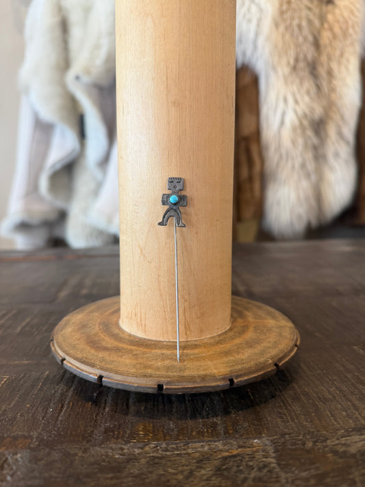 Tribal Man Hat Pin