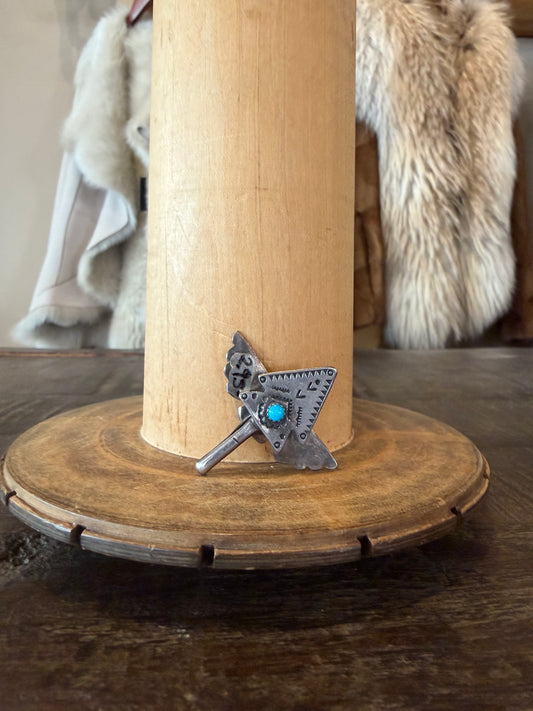 Arrowhead/Peyote Bird Hat Clip
