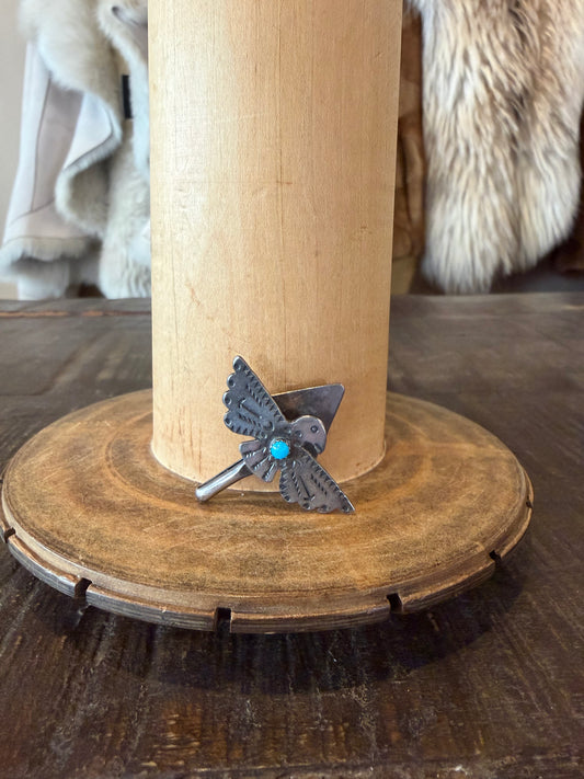 Arrowhead/Peyote Bird Hat Clip