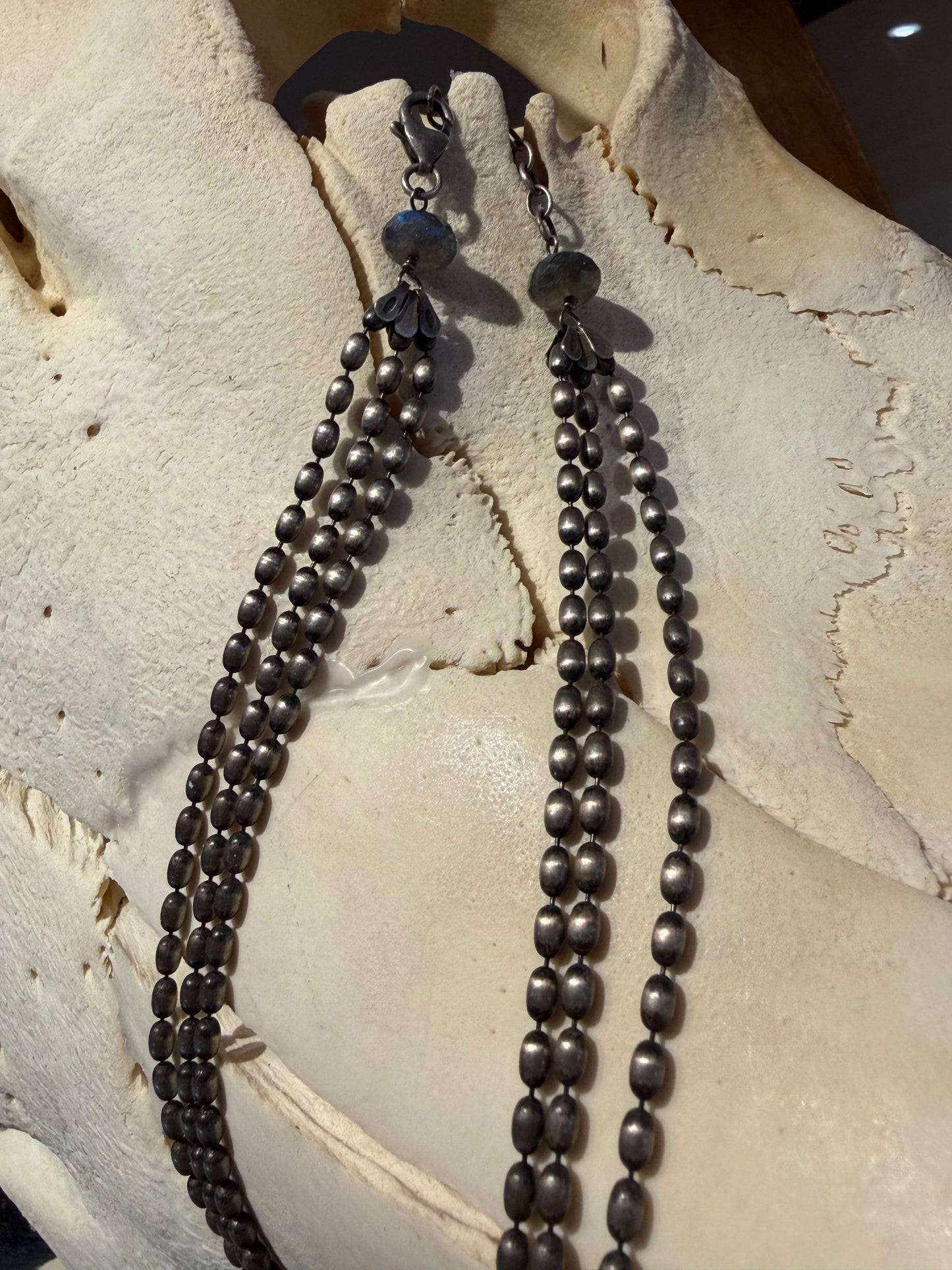 Navajo Pearl 3 Strand Necklace